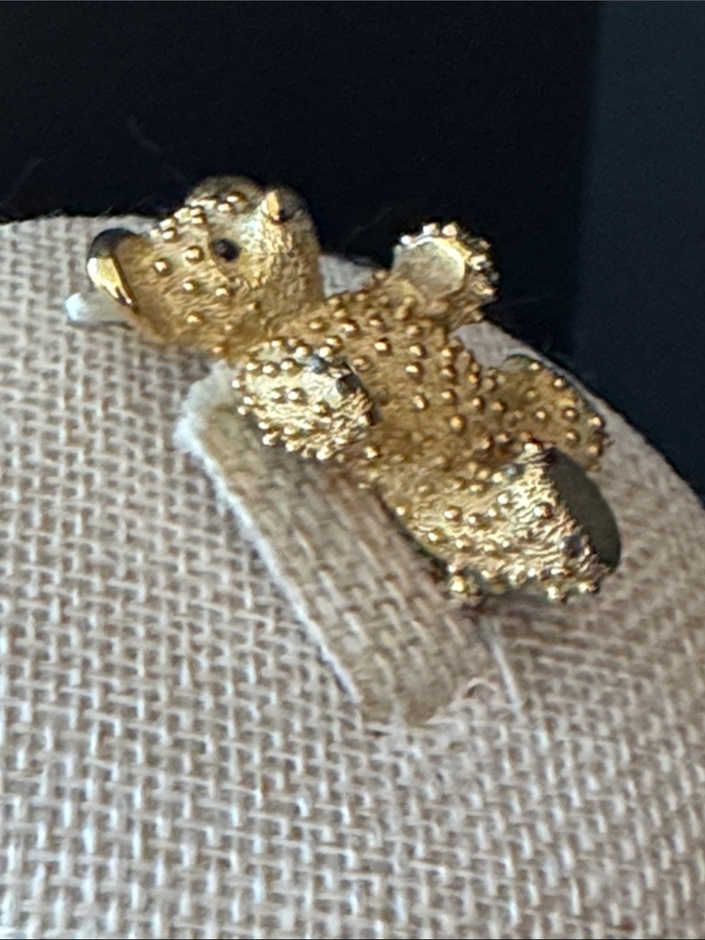 VTG Marcel Boucher Teddy Bear Brooch Pin Signed Numbered 8091P - Picture 2 of 5